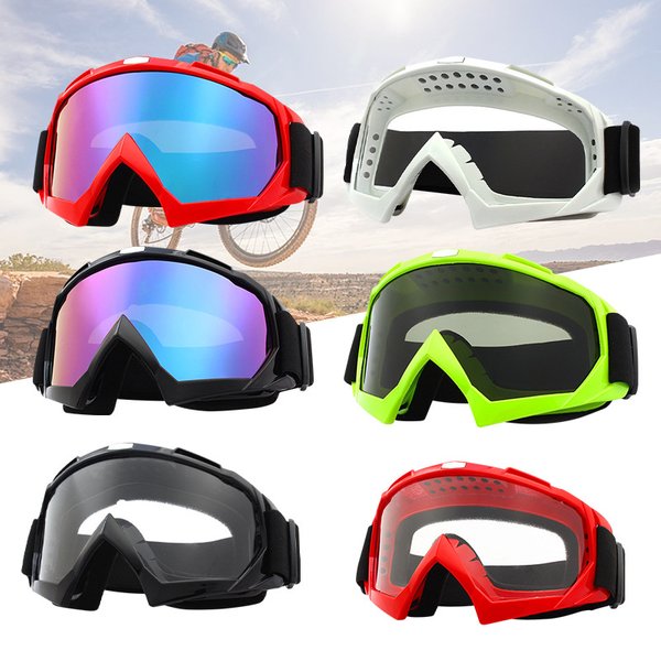 Cycling Eyewear Motorcycle Windproof Mirror Retro Motorcycle Mask Outdoor Sports Riding Goggles Ski Glasses-image