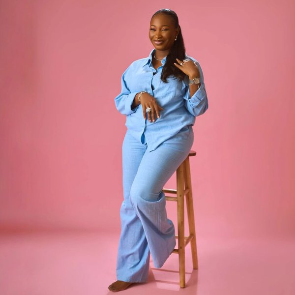Ensemble Chemise à Manches Longues Et Pantalon DéContractéS Pour Femme - Tenue Deux PièCes Bleu Clair éLéGante Pour La Mode Streetwear-image