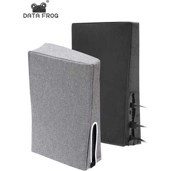 Suitable for gaming slim fit simple version PS5 console scratch and protection cover with dust plug