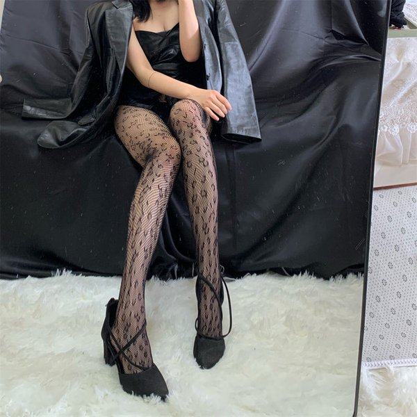 Women's Thin Summer Sexy Leopard Print Fishnet Stockings Versatile Slimming Temptation Leggings Jumpsuit