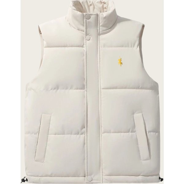 Men's Quilted Vest Jacket – Windproof Padded Sleeveless Coat With Fleece Lining, Lightweight Warm Winter Layering For Casual & Outdoor (Sizes M-5XL)-image