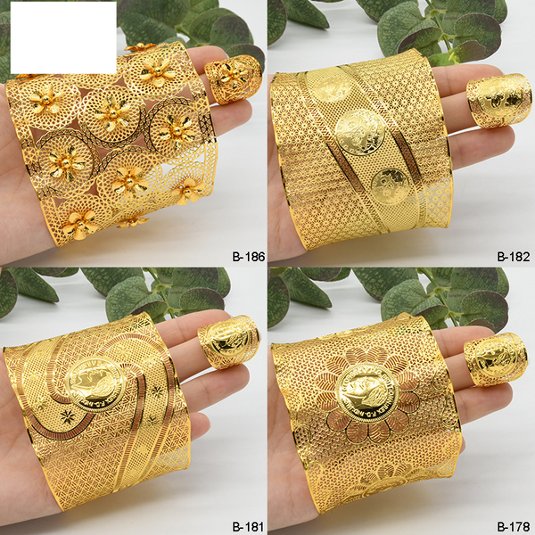 Bridal New Bracelet ring Fashion banquet Ladies Big bracelet ring