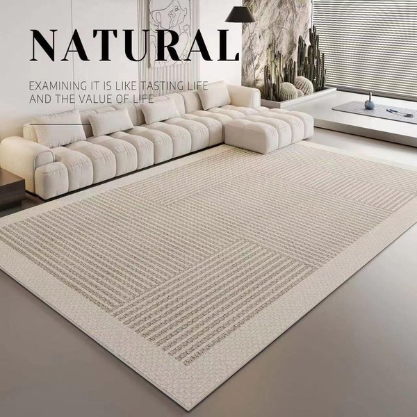 Living Room Carpet Ins Cream Style Light Luxury High End Bedroom Room Study Modern Sofa Coffee Table Blanket Bedside Floor Mat-image