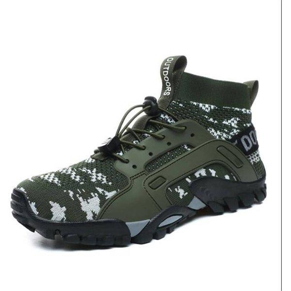 Fashion High-Top Barefoot Upstream Non-Slip Water Shoes Trekking Mountain Boots Anti-Skid Hiking Sneakers Outdoor Wear-Resistant Water Shoes 36-48