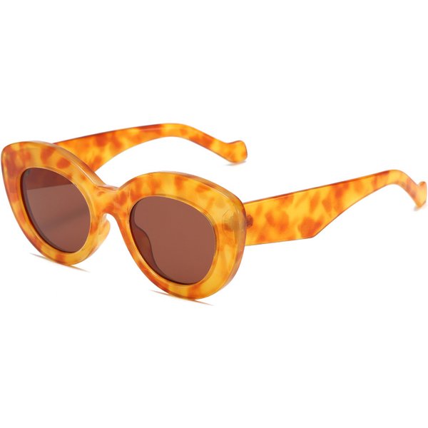Cat Eye Tortoiseshell Ins Fashion Wholesale Men And Women Y2K Retro Sunglasses Glasses Sunglasses-image