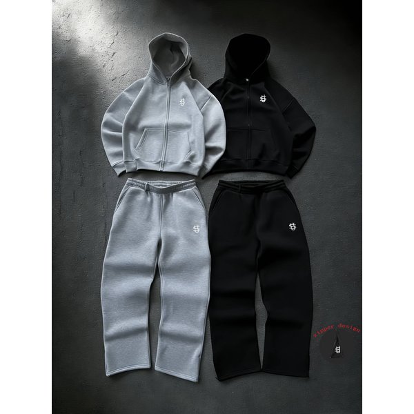 Men's Clothing 2026 Hood Embroidery /printing Zipper Sweatpants High Street Hip Hop Rap Street Men And Women Sweatpants Men Should Choose One Size Up.