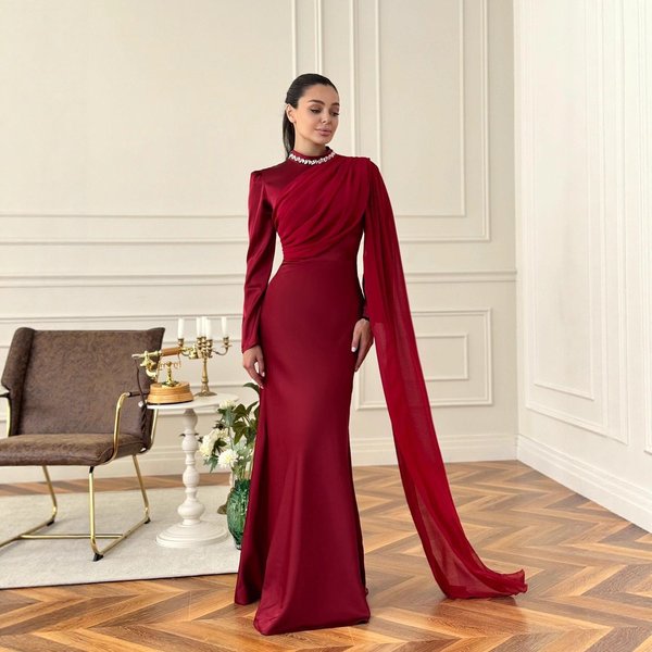 Women's Clothing Autumn New Fashion Velvet High End Solid Color Dress Suit For Women-image