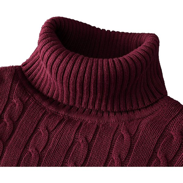 Neue Rollkragenpullover Casual Männer Rollkragen Gestrickte Pullover Warm Halten Männer Jumper Woolen Pullover