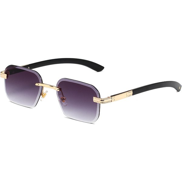 Lunettes De Soleil Pour Homme : Nouvelles Lunettes De Soleil Sans Monture, CarréEs Et De Petite Taille, Tendance Et éLéGantes Pour Femmes.-image