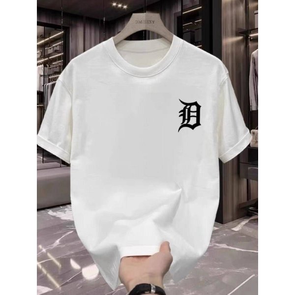 2025 summer loose men and women pullover 100% cotton short sleeve T-shirt