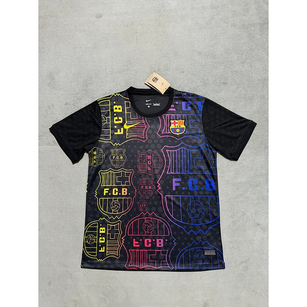 25-26 SBarcelona Special Edition Black Yellow Football Jersey S-XXL