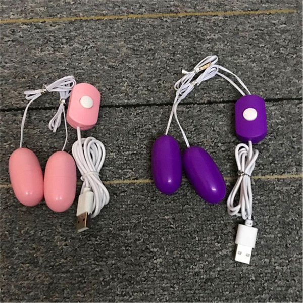 Jinle Usb Egg Jumping Stick Masturbation Device Vibrating Massage Female Flirting Adult Sexual Products-image