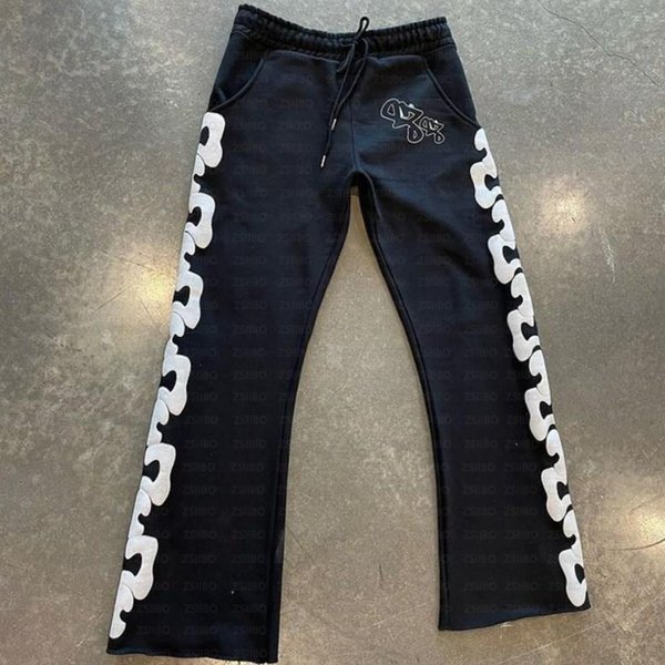 Men's Clothing Sweatpants Men And Women Casual Street Print Pants Fashion Hip Hop Pants-image