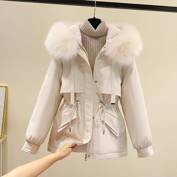 Women's Clothing New Winter Style Parkas, Versatile Cotton Coats For Women, Korean Style Short Cotton Coats, Loose Coats And Cotton Padded Jackets-image