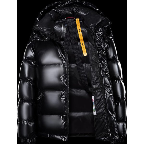 Men's ClothingThermal Duck Down Jacket - Glossy Waterproof Winter Coat With Adjustable Hood, Lightweight Heat-Trapping Puffer
