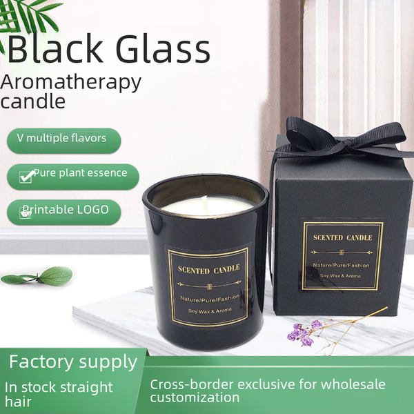 Fragrance Candle Smokeless Soy Candle Candlestick Birthday Gift Diy Wedding Gift Aromatherapy Candle In Stock Wholesale-image