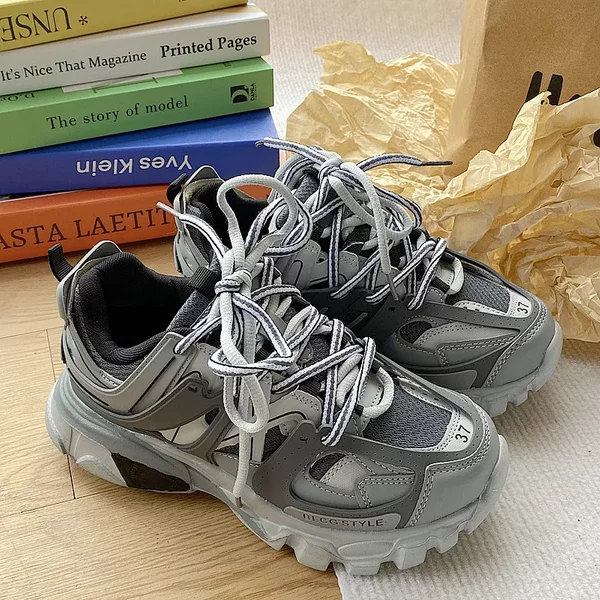 Mens Shoes Brand Designer Sneakers For Boy Fashion New Men's Chunky Sneakers Male Female Dad Trendy Girls Boys Casual-image