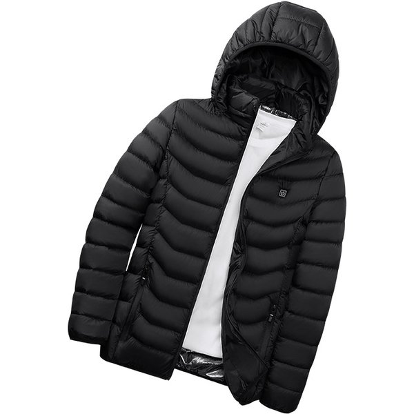 Men's Clothing District 249 Heated Cotton Clothes For Men And Women Intelligent Constant Temperature Heating Cotton Clothes Men's Hooded Jackets