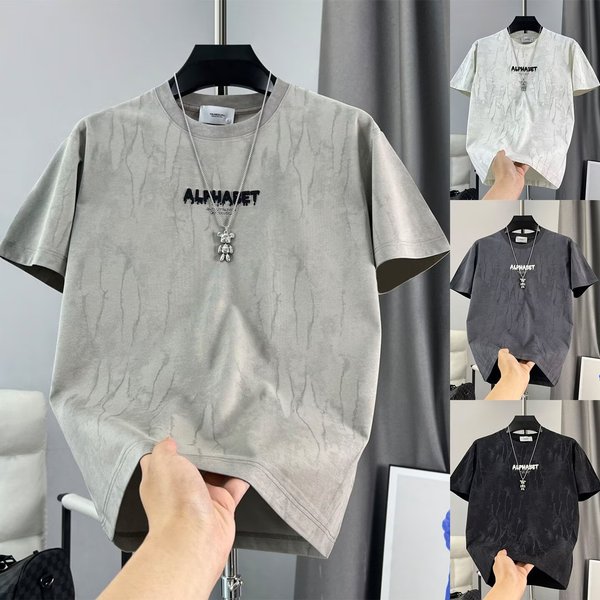 Men's Tie Dye Short Sleeve T-Shirt Trendy Cool Breathable Printed Summer Top For Men Hot Selling Design
