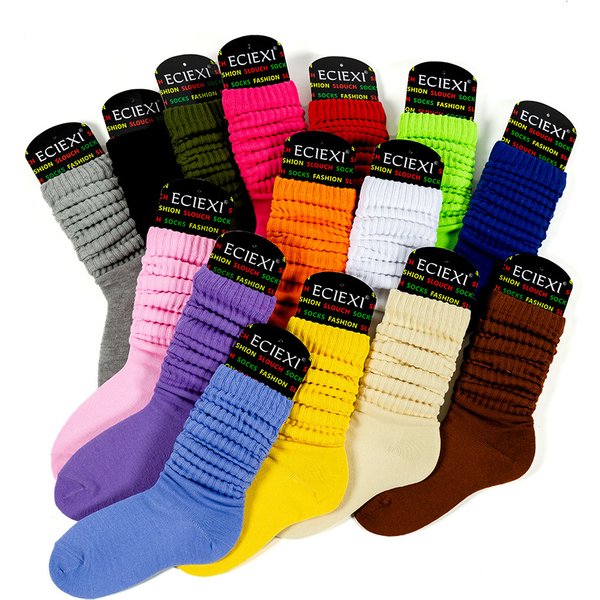 2025d Spring Summer Thin Women Colorful Mid-Calf Trendy Slouch Socks