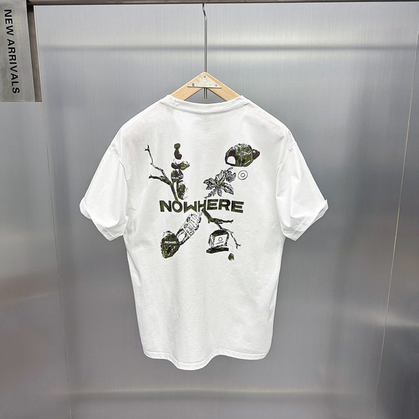 Men's Clothing Cool T Shirt Fashion Summer Short Sleeved Loose Street Trend Short Sleeved Pullover T Shirt-image