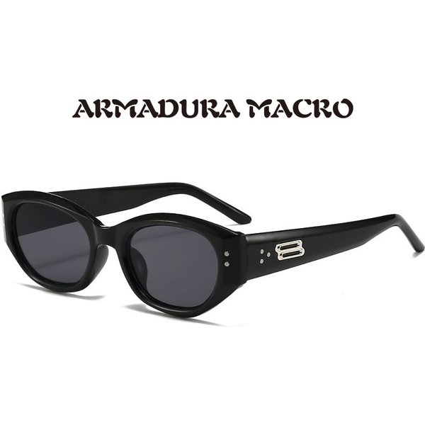 Retro Cat Eye Gm Sunglasses High End Women's Small Frame Sunglasses Internet Celebrity Same Style Driving Sun Protection Visor-image