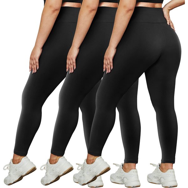 Large Size Yoga Pants, High-waisted Nude Nine-point Large Size Leggings