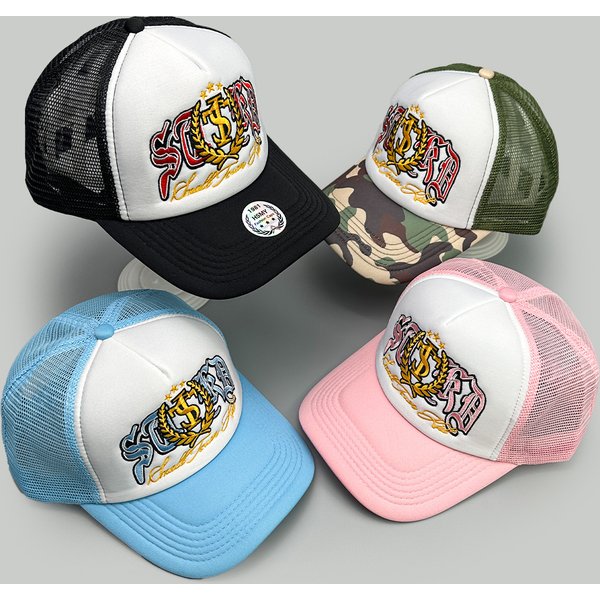 Men's Baseball Cap WithStyle Letter Badge Embroidery Breathable Mesh Sunshade Street Truck Hat For Both Men And Women