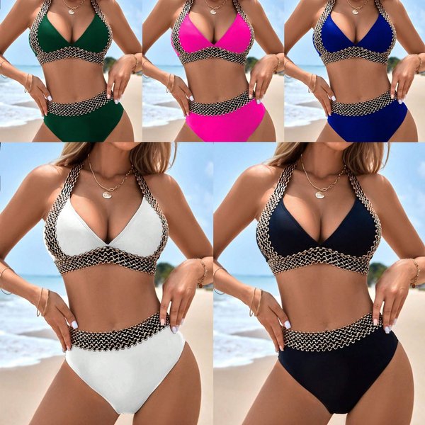 Slim Fit Two Piece Swimsuit for Women High End Quick Drying Sexy Bikini Spa Swimsuit New Style