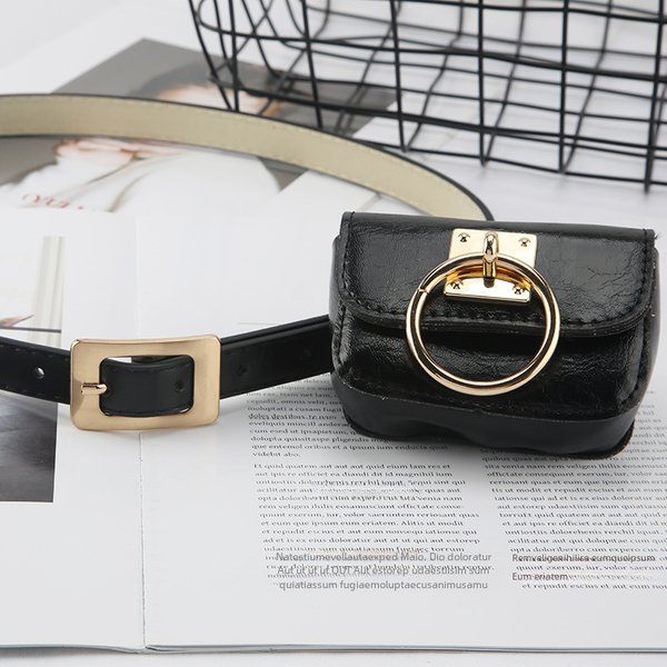 Korean version of simple Joker small bag accessories fashion jeans belt casual small belt dual-use spot wholesale tide