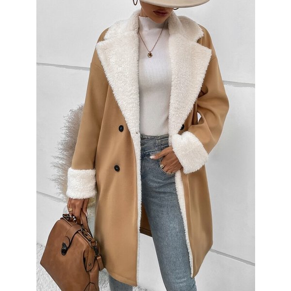 Women's Casual Fashion Temperament Casual Commuter Wool Coat Coat-image