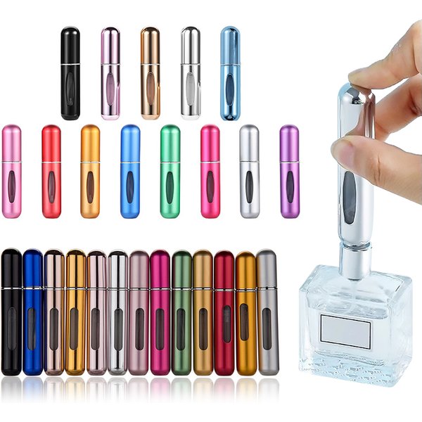 5Ml Mini Portable Bottom Pump Refillable Perfume Refillable Spray Bottle Empty Cosmetic Container Atomizer Bottle Travel-image