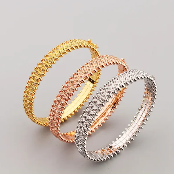 wide Gold Gear Sier Bangle Bracelets For Set Ring Men Tennis Fashion Unisex Jewelry Designer Women Jewlery Party