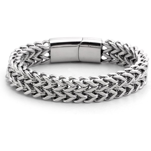 Men's Jewelry Titanium Steel Double Layer Bracelet Personalized Hand Accessories Bracelet Jewelry