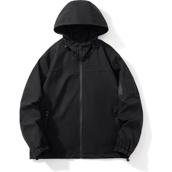 Work Jacket Men's 2023 Autumn New Loose Outdoor Casual Assault Windproof Jacket Men's Jacket Mountain Print-image