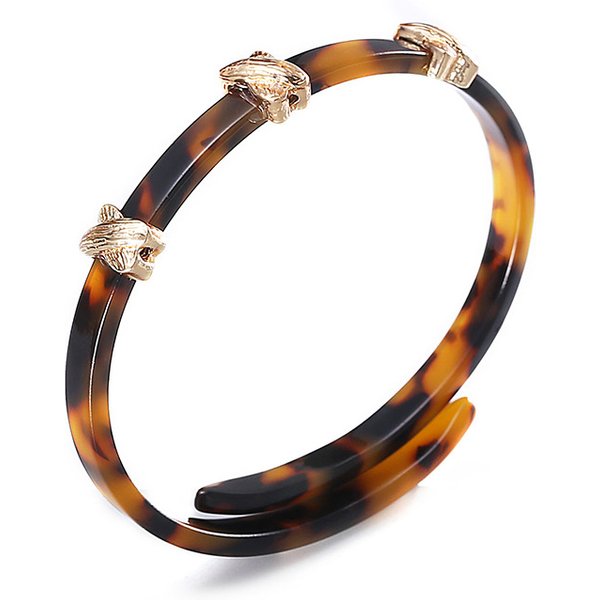 Designer new fashion acrylic bracelet amber personality fashion hand jewelry