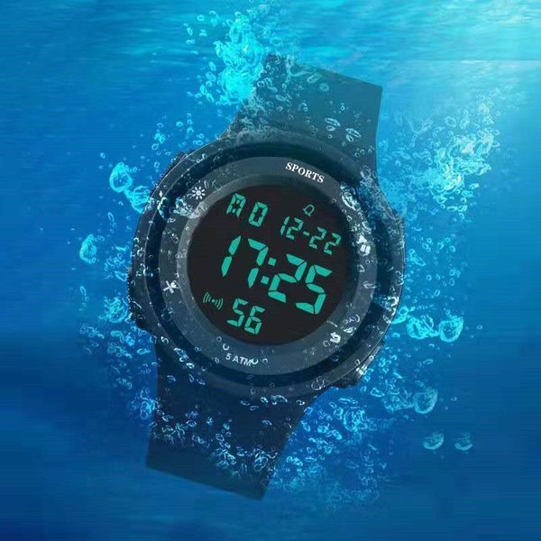 Fashion Business Luxury Men's Women's Waterproof Luminous Electronic Watches Trend Simple Students Teenagers Children's Multifunctional Sports Watches-image