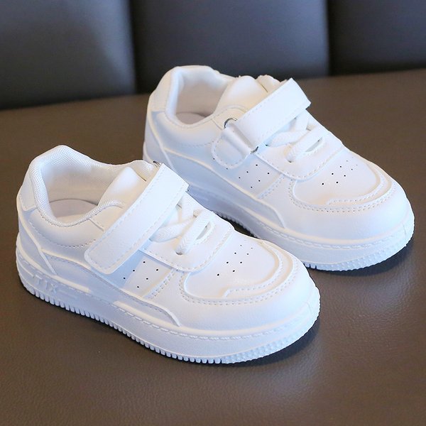 New Sports Shoes For Boys And Girls Casual Board Shoes Leather Soft Soled Baby Shoes