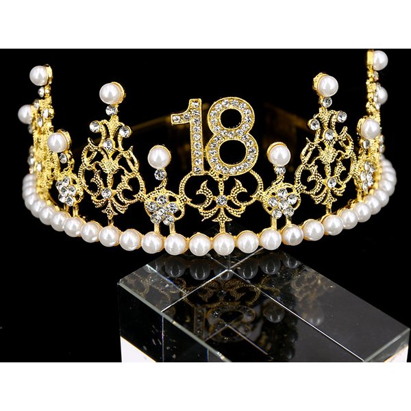 Bridal jewelry wedding dress accessories 18th and 30th birthday festival hair comb headband alloy rhinestone tiara crown