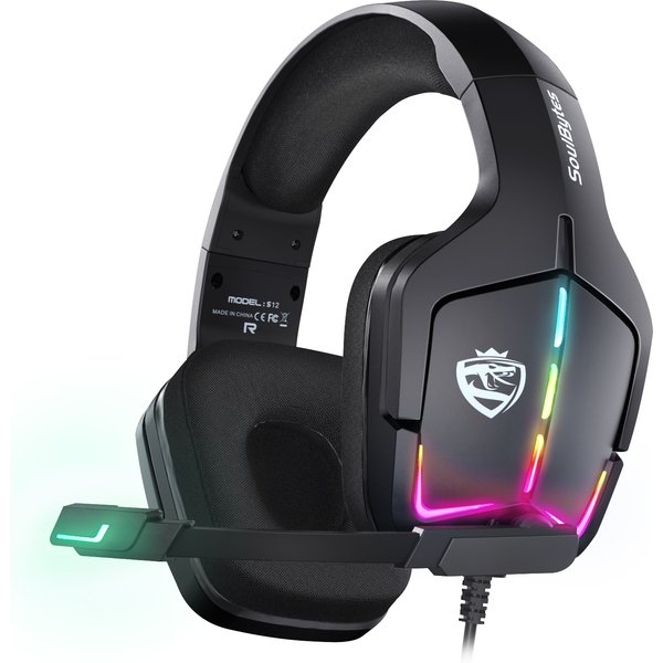 SoulBytes Yinzhuo S12 Headset Gaming Wired RGB Headphones For PC PS4/PS5 Wholesale