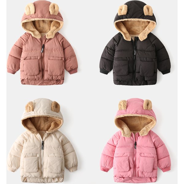 Kids'clothing Children's Clothes Boy's Thick Coat Baby Cartoon Zipper Sweater Girl's Top Trend-image