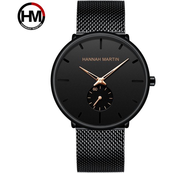 Popular Men's Classic Quartz Watch With Calendar, Student Fashion Small Second Hand, Leisure And Simple Steel Band Watch-image