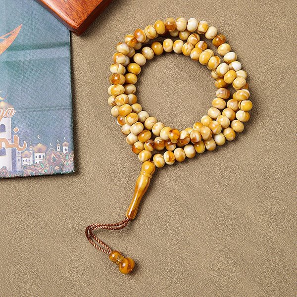 99-Bead Islamic Prayer Beads Tasbih - Acrylic Rosary For Muslim Worship, Meditation & Spiritual Connection (Multiple Colors)-image