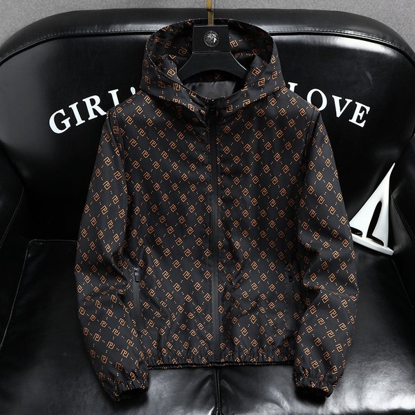 Men's Clothing Station Foreign Trade Men's Jacket Autumn New Trendy Fashion Hooded Jacket Cold Proof Tops And Coats For Men