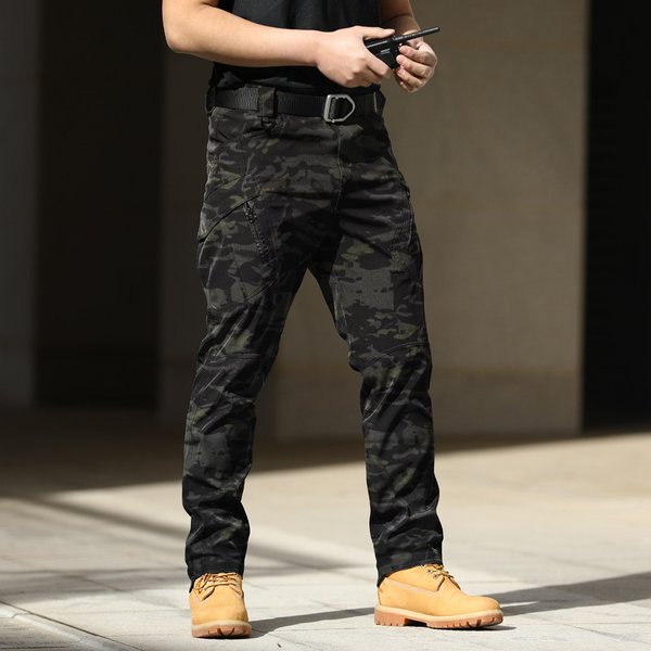 Men's Clothing Tactical Pants, Long Pants For Military Enthusiasts, Outdoor Training Pants, Spring And Autumn Soft Shell Hiking Pants, Wear-Resistant-image