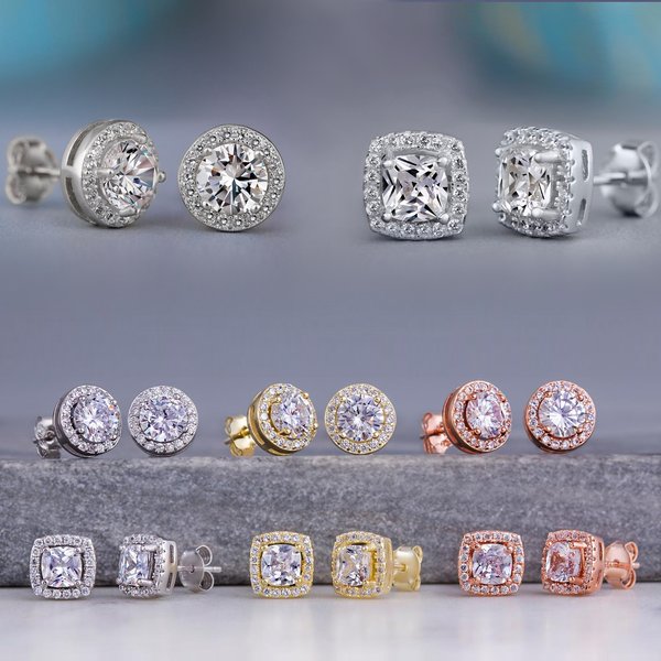 Cao Shi Cross Border Hot Selling Fashion OL Personality Earrings Creative Zircon Ladies All Match Earrings Earrings Wholesale