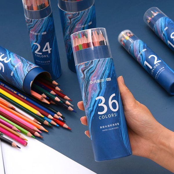 48-Color Wooden Oil-Based Colored Pencils Set For Kids & Adults, Vibrant & Smooth Drawing, Sketching, And Coloring, 2B Lead Hardness-image