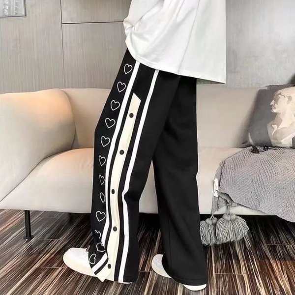 Men's Clothing Spring And Autumn Thin Style Ins Drapey Wide Leg Mopping Pants-image