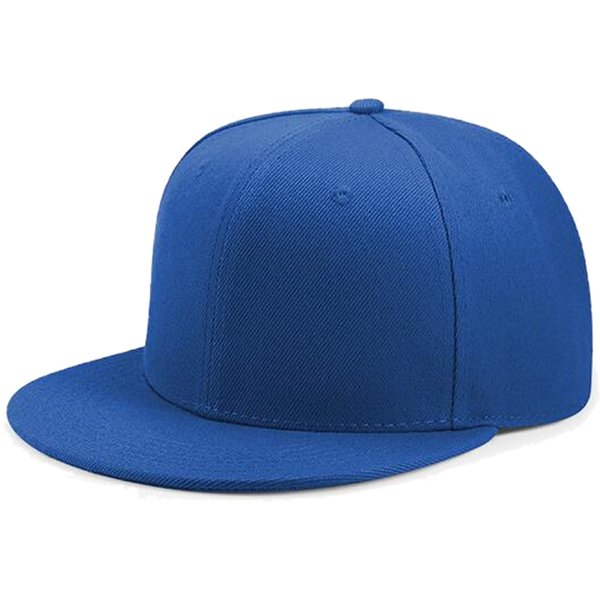 Fashion Solid Color Men Women Baseball Hip Hop Caps Snapback Brim Shade Bone Gorras Sports Cap Sun Hat-image