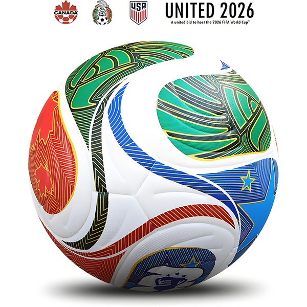 New 2026 Us Canada Mexico No.5 Soccer Football Leather Pu For World Cup European Cup Copa America Champions League-image
